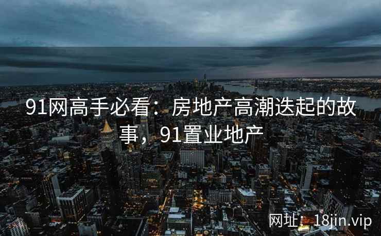 91网高手必看：房地产高潮迭起的故事，91置业地产