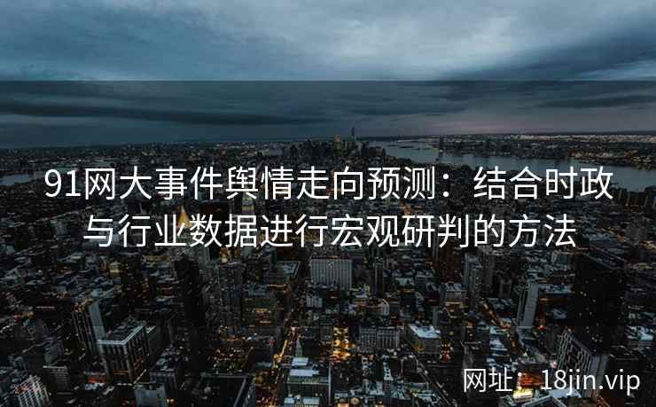 91网大事件舆情走向预测：结合时政与行业数据进行宏观研判的方法