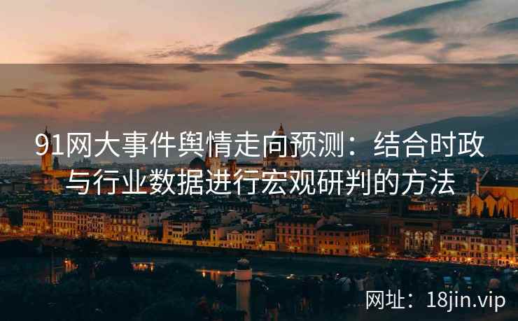91网大事件舆情走向预测：结合时政与行业数据进行宏观研判的方法