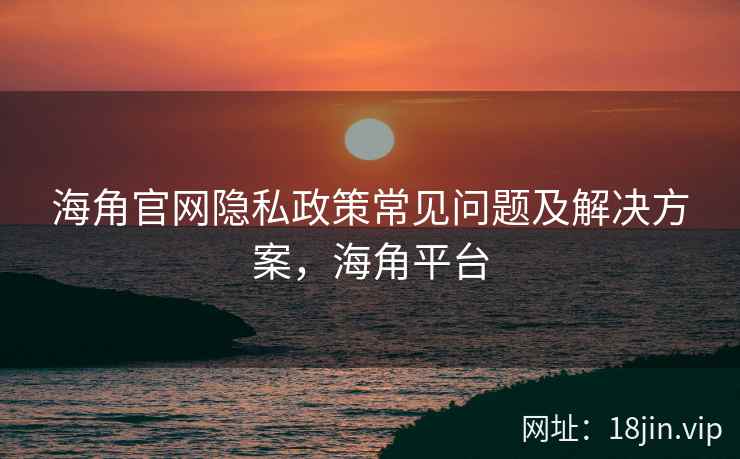 海角官网隐私政策常见问题及解决方案，海角平台